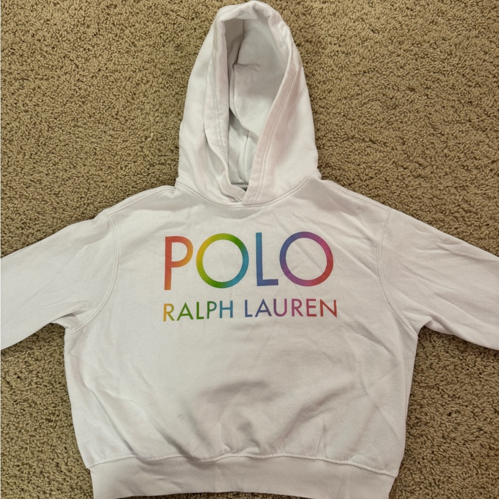 Polo by Ralph Lauren Kids size 7 White Hoodie